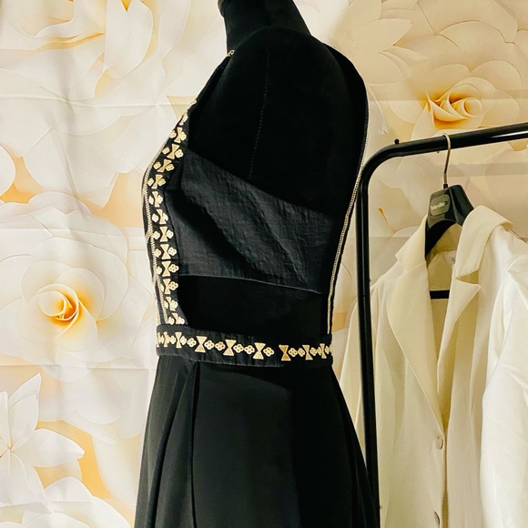 NWT- BCBG Max Azria Medi BLACK DRESS with Sequin Details - Picture 3 of 9